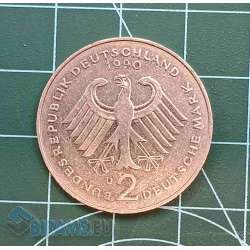Mince Německo 2 marky, 1990